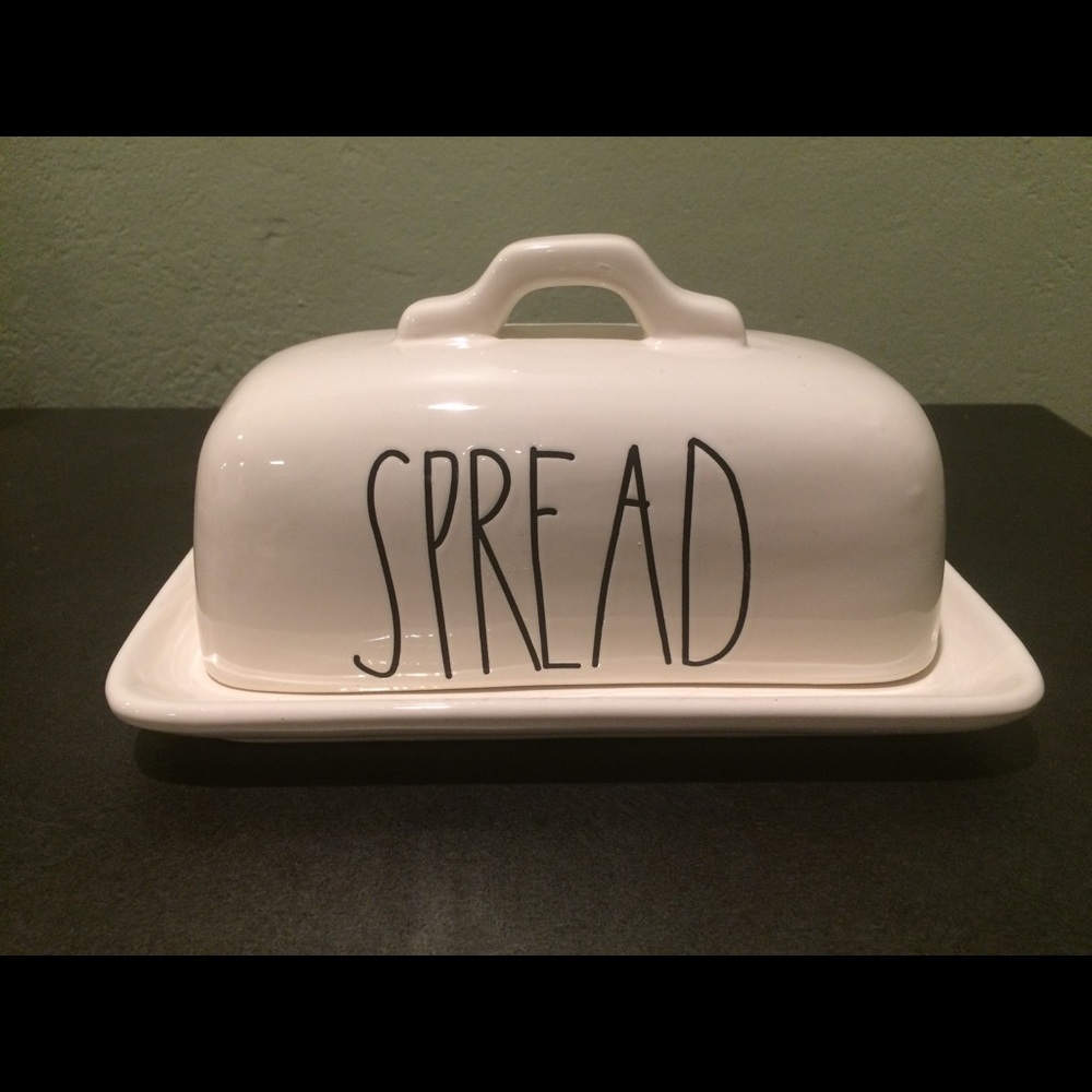 Rae Dunn SPREAD butter dish, new ✨